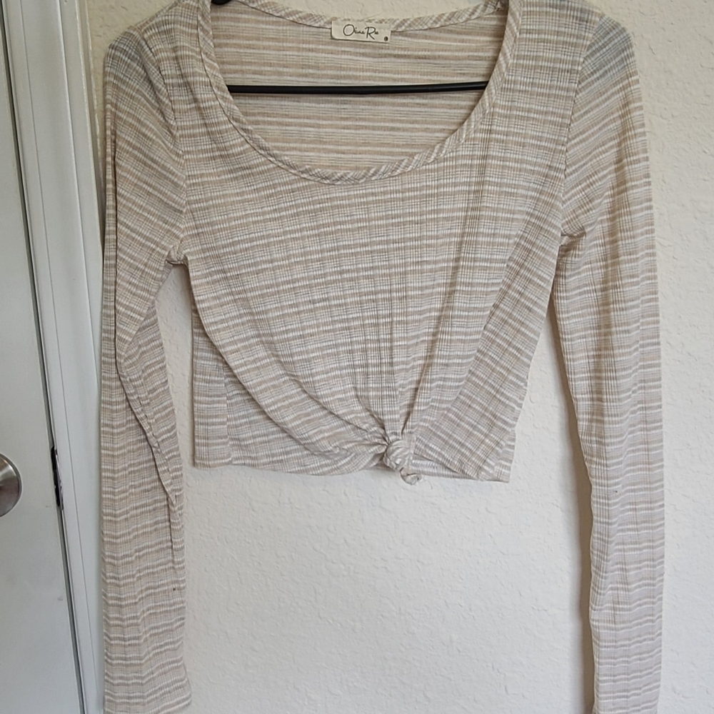 Long Sleeve Crop Top